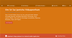 Desktop Screenshot of onlinejyotish.com
